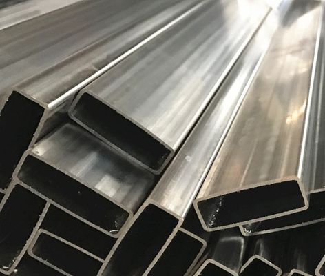 أنابيب الفولاذ المقاوم للصدأ مستطيلة RHS 2.36 &quot;X1.18&quot; X0.1&quot; الدرجة 316