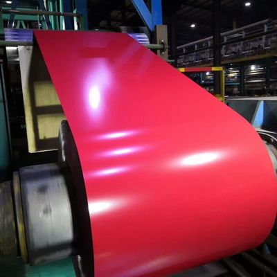 اللون الأحمر PPGI PPGL DX51D الملف الحديدي المسبق