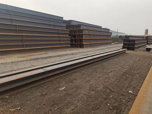 الفولاذ الهيكلي الفولاذ الكربوني ملفات تعريف الشريحة الواسعة I Beam ASTM A572 Grade 55 5 &quot;X 16 #