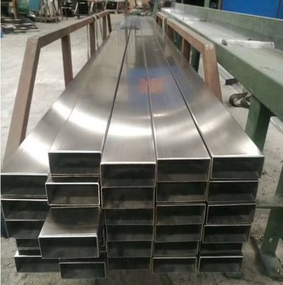 أنابيب الفولاذ المقاوم للصدأ مستطيلة RHS 2.36 &quot;X1.18&quot; X0.1&quot; الدرجة 316