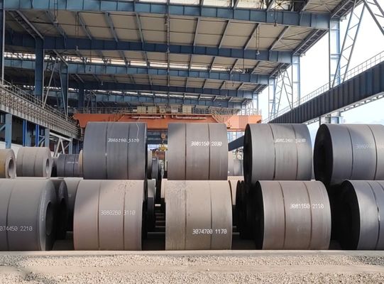 Q235 ملفات فولاذ الكربونية المطاطية الساخنة المملحة والزيت 3-25mm