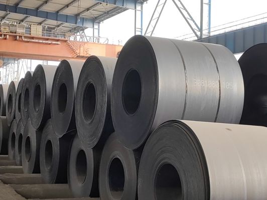 Q235 ملفات فولاذ الكربونية المطاطية الساخنة المملحة والزيت 3-25mm
