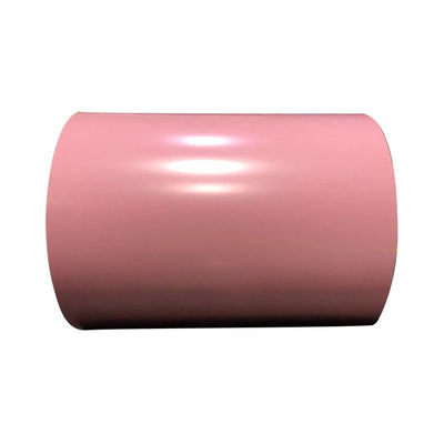 اللون الوردي PPGI PPGL لفائف الفولاذ المسبق الطلاء DC03 0.12-2mm